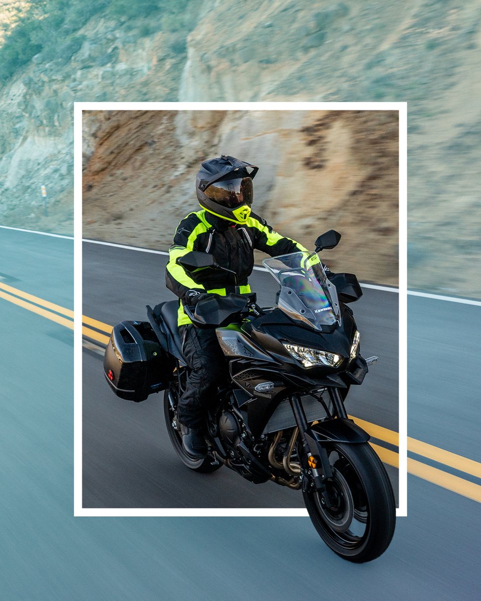 KawasakiUSA's tweet photo. Epic adventures await. How do you heed the call? With the full force of the #Versys1000LT SE LT+ ? With the robust and versatile #Versys650? Or with the light and nimble #VersysX300? #GoodTimes #Kawasaki https://t.co/sV0cqTOGZC