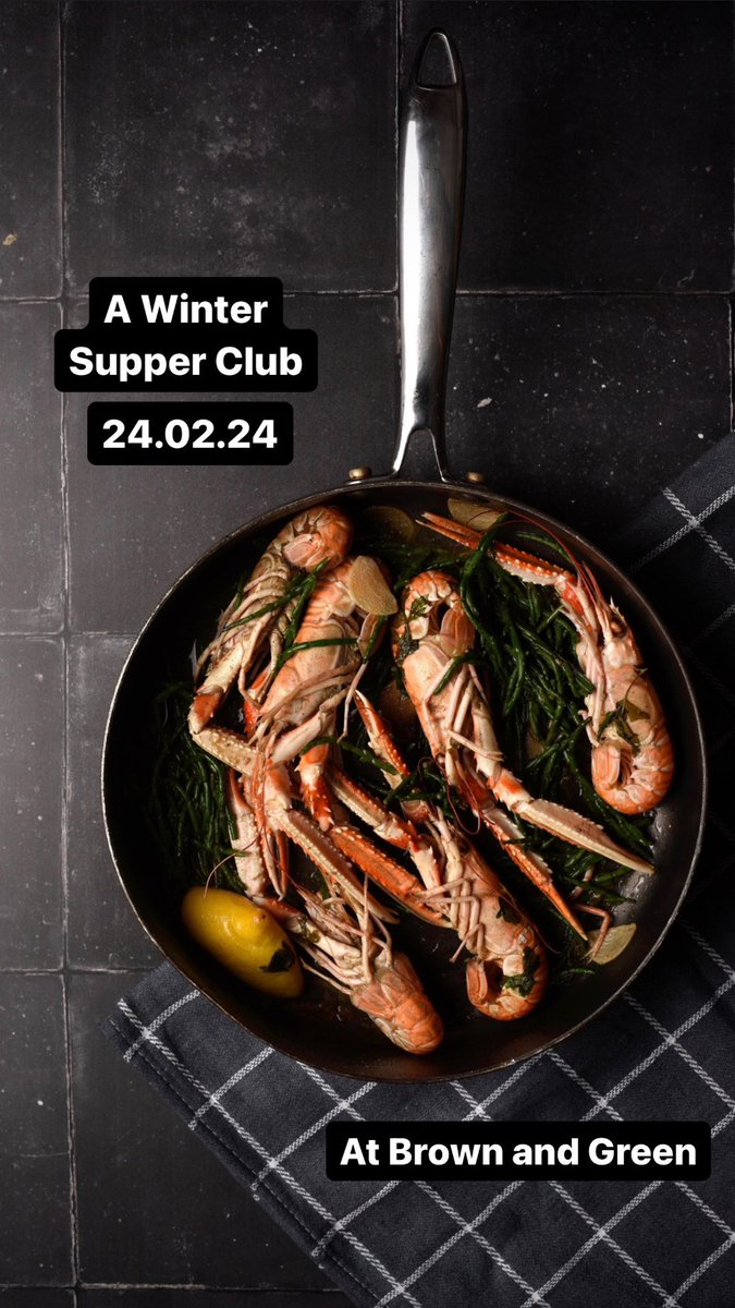 ECJOKeefe's tweet photo. My next supper club is coming up on 24th Feb at Crystal Palace’s Brown &amp; Green Cafe on the triangle. It’s a six course menu with drink for £55. There’s also supper clubs on 23rd March, 20th April &amp; 18th May. Link in bio #seasonalsupperclub #crystalpalacesupperclub #crystalpalace https://t.co/SDrgqY8zZW