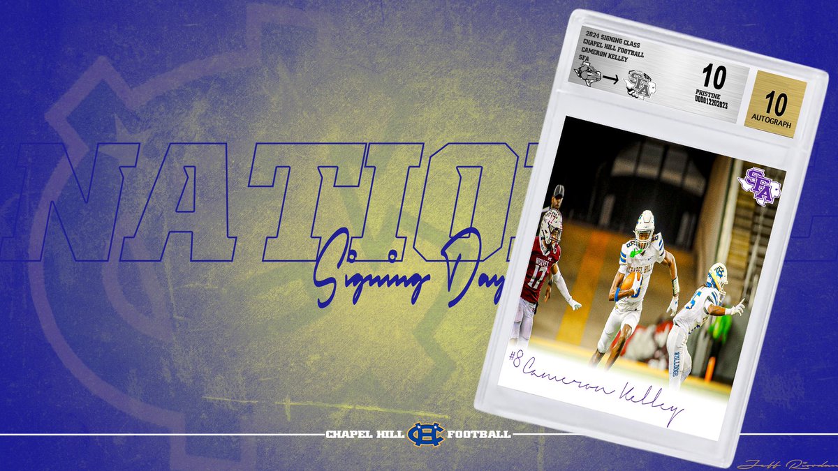 Congratulations to Cameron Kelley <a href="/CamKelly8/">CK</a> and Jayvin Mayfield <a href="/themayfield0/">Jayvin “Z-RO” Mayfield</a> signing with <a href="/SFA_Football/">Lumberjack Football</a>! #NationalSigningDay #NSD24 #WeGotDogs #RecruitCH