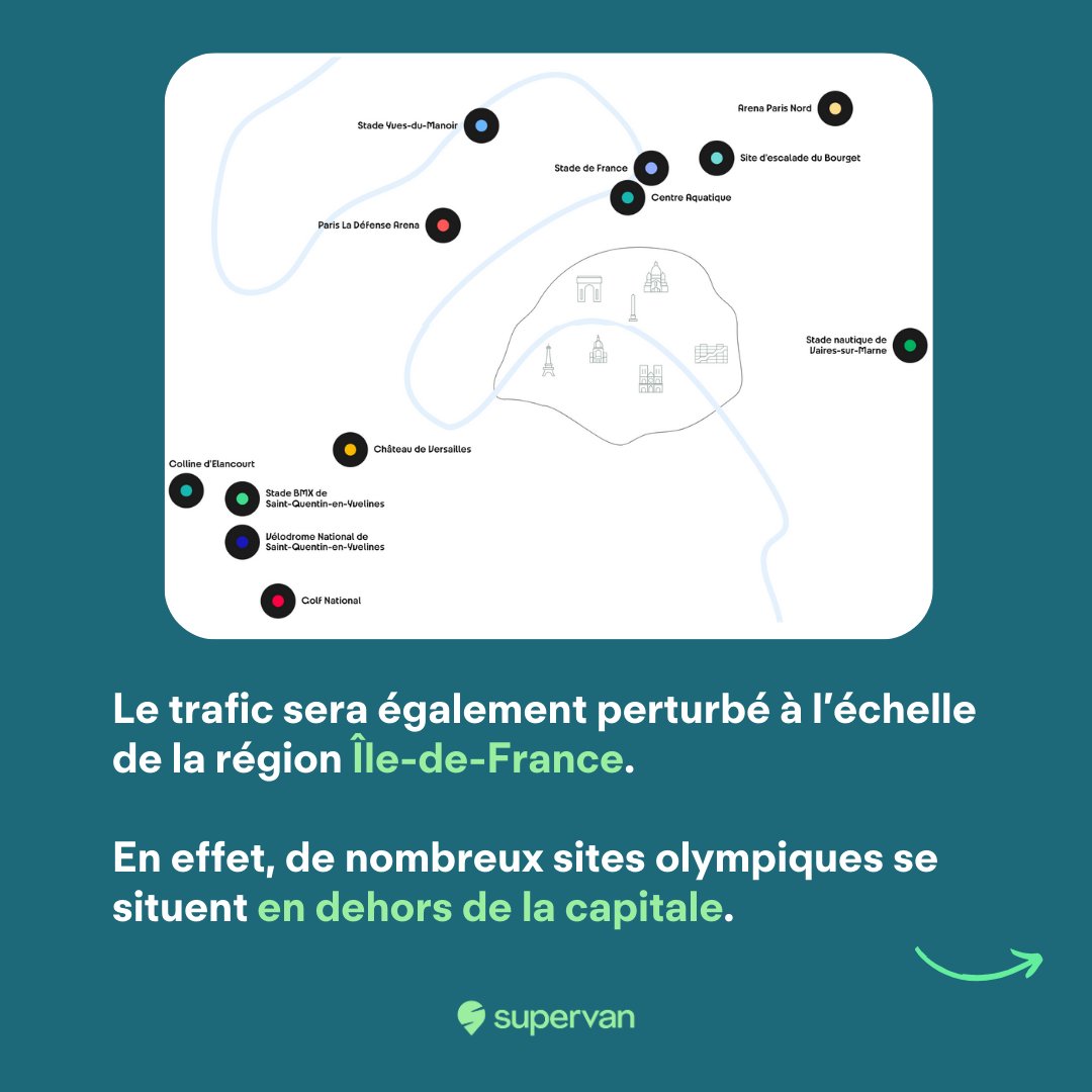 Supervan_fr's tweet photo. Plus que 7 mois avant les JO...

On espère que vous êtes prêts pour le chaos à venir en matière de circulation 🛑

Notre guide complet en 17 cartes des perturbations à prévoir dès mars 2024:
https://t.co/rgLbF5ArG3 https://t.co/uqW9aOrF2a