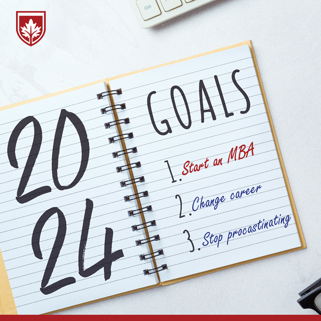 UFredericton's tweet photo. Is starting an MBA one of your New Year’s resolutions? New Year's resolutions can be hard to keep, but UFred can help you achieve your goals. 
UFred’s MBA program is 100% online, has a flexible pay per course model, and has 9 specialization options. https://t.co/YYtInOL5fq https://t.co/6WFNsngn2x