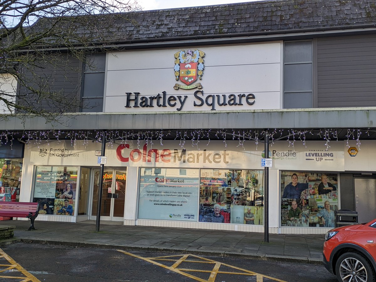 raiseprojects's tweet photo. Happy New Year - happy new market!
Market traders now open in their temporary new home.  Great to be part of this project with @PendleBC and @BarnfieldCLtd with funding from @luhc with the transformation of the market hall about to begin... https://t.co/oQPDmUhcyu