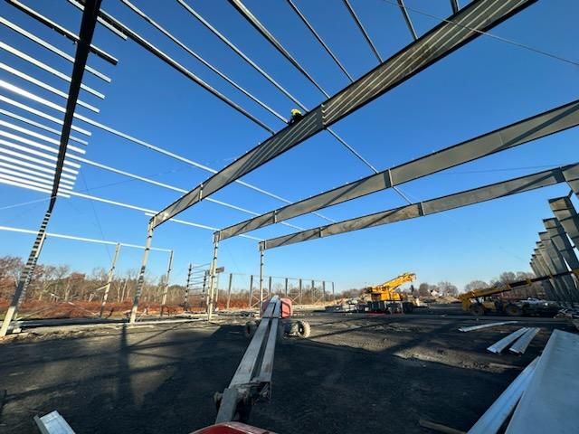 DrSolidSteel's tweet photo. Breaking ground on our latest metal building project!
Girts, eave struts, and secondary Purlins are going up, while the rafters are being carefully installed.
Stay tuned for updates as this project comes to life!

#SolidSteelBuildings #metalbuildingconstruction #BestInBusiness https://t.co/GywvmQlOB1