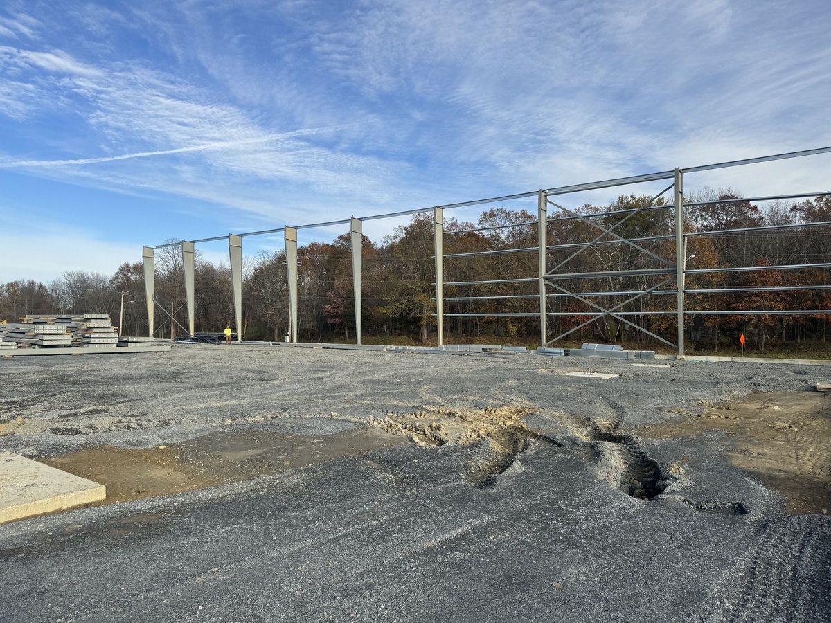 DrSolidSteel's tweet photo. Breaking ground on our latest metal building project!
Girts, eave struts, and secondary Purlins are going up, while the rafters are being carefully installed.
Stay tuned for updates as this project comes to life!

#SolidSteelBuildings #metalbuildingconstruction #BestInBusiness https://t.co/GywvmQlOB1