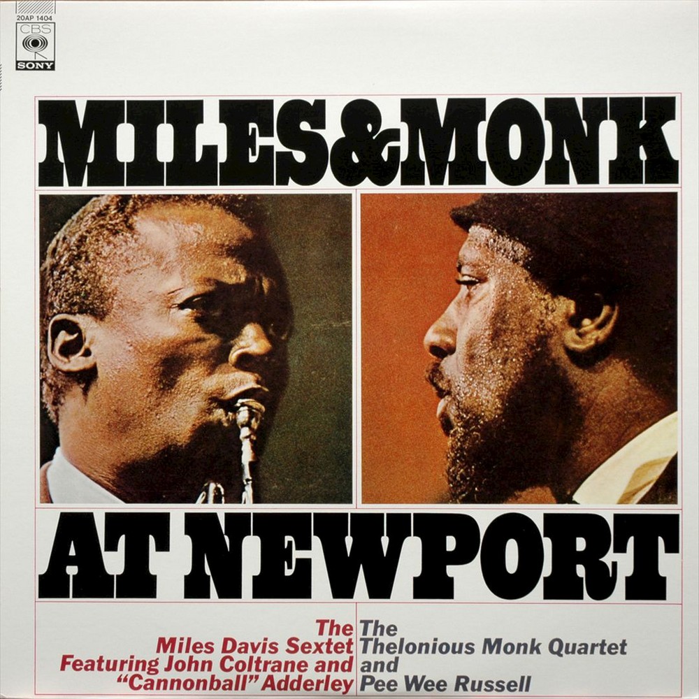 What are some of the most iconic live jazz albums? A thread 🧵 Jazz played in a concert hall or a club, with the sound of people and their applause is, for many, the pinnacle of the art form... 1. Miles Davis & Thelonious Monk: Miles & Monk Live At Newport (1964)