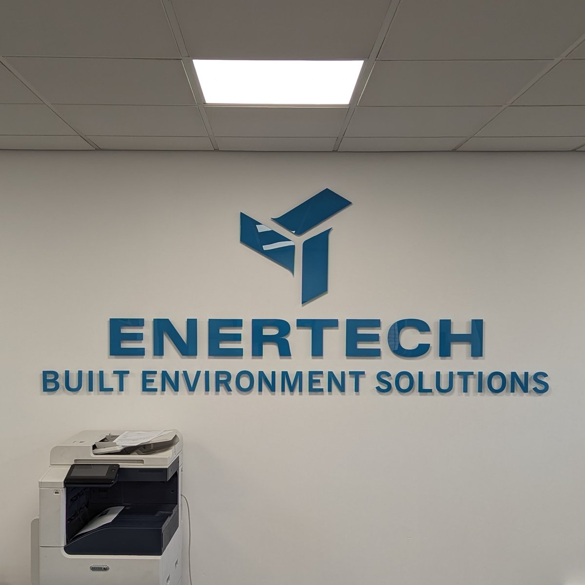 ✨ New year! New signs? ✨ Here's an install we recently delivered for Enertech Built Environment Solutions. #RCGraphixLtd #Signs #Signage #3DSigns #CNCSigns #BarnsleyBusiness #BarnsleyIsBrill #YorkshireBusiness