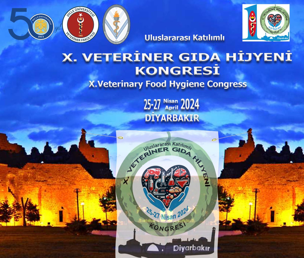 vetgidakongresi's tweet photo. X. Veteriner Gıda Hijyeni Kongresi 
Bildiri Kabulü Başlamıştır
Ayrıntılar için: https://t.co/Q9ca8S8B3l

#diyarbakir #dicleüniversitesi #veterinerhekim #veterinerfakültesi #veterinaria #gıdahijyeni #gıda #veterinergıdahijyeni #xveterinergıdahijyenikongresi 
#dicleunivet https://t.co/zfw0UrlR8g