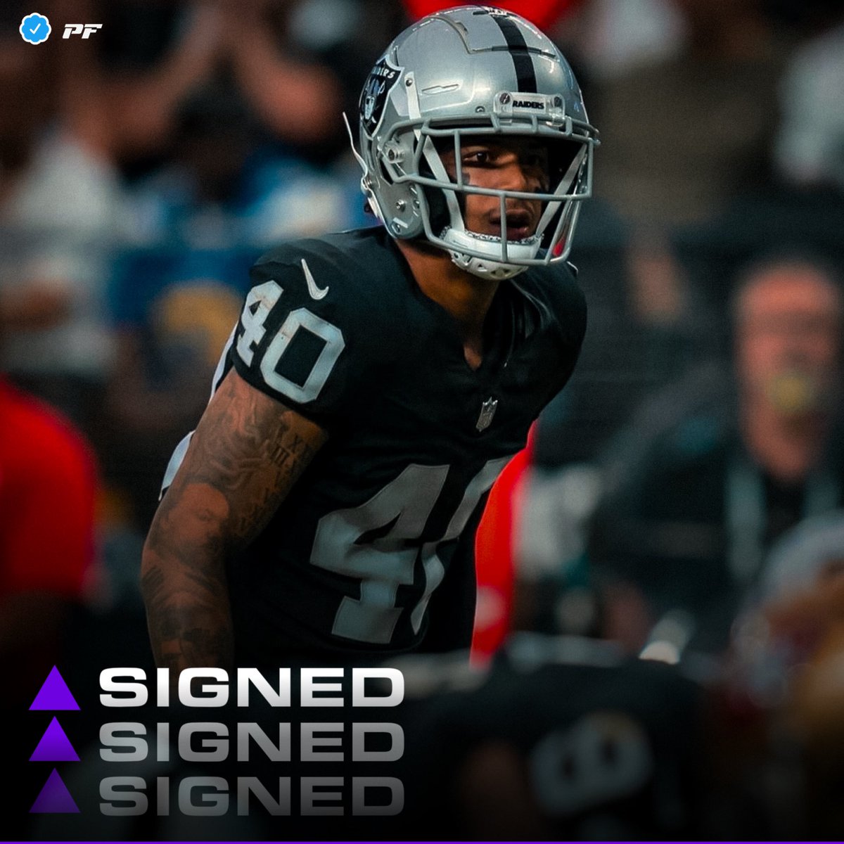 The #Raiders have signed S Jaydon Grant to a futures contract, per his agent <a href="/agent__OG/">Shawn O'Gorman</a> <a href="/XPANDSports/">XPAND</a>