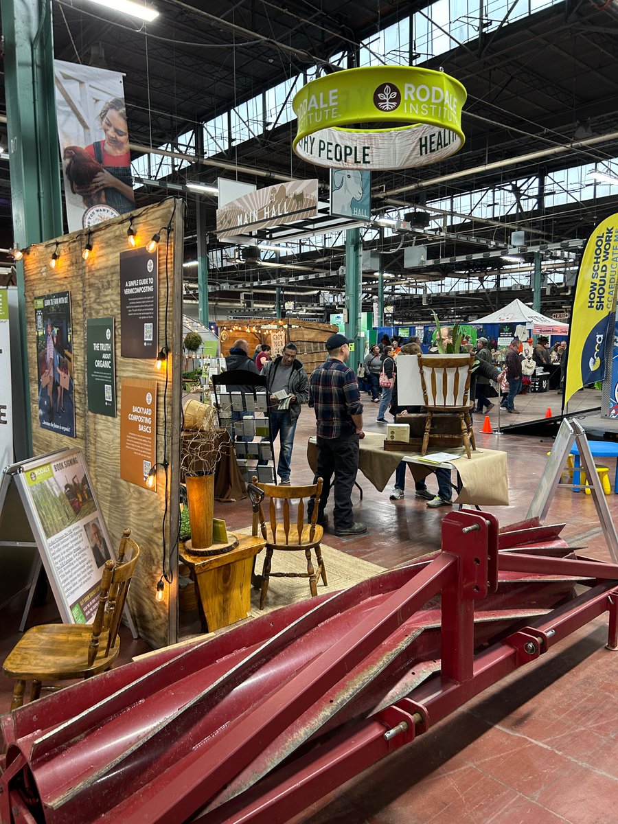 Rodale Institute (@rodaleinstitute) on Twitter photo The <a href="/FarmShowComplex/">PA Farm Show Complex</a> is the largest indoor industrial agricultural expo in the nation, and it's been a fantastic experience meeting with farmers and making new friends!
Stop by our booth in the @papreferred "So You Want to be a Farmer?" space. We can't wait to see you there! The <a href="/FarmShowComplex/">PA Farm Show Complex</a> is the largest indoor industrial agricultural expo in the nation, and it's been a fantastic experience meeting with farmers and making new friends!
Stop by our booth in the @papreferred "So You Want to be a Farmer?" space. We can't wait to see you there!