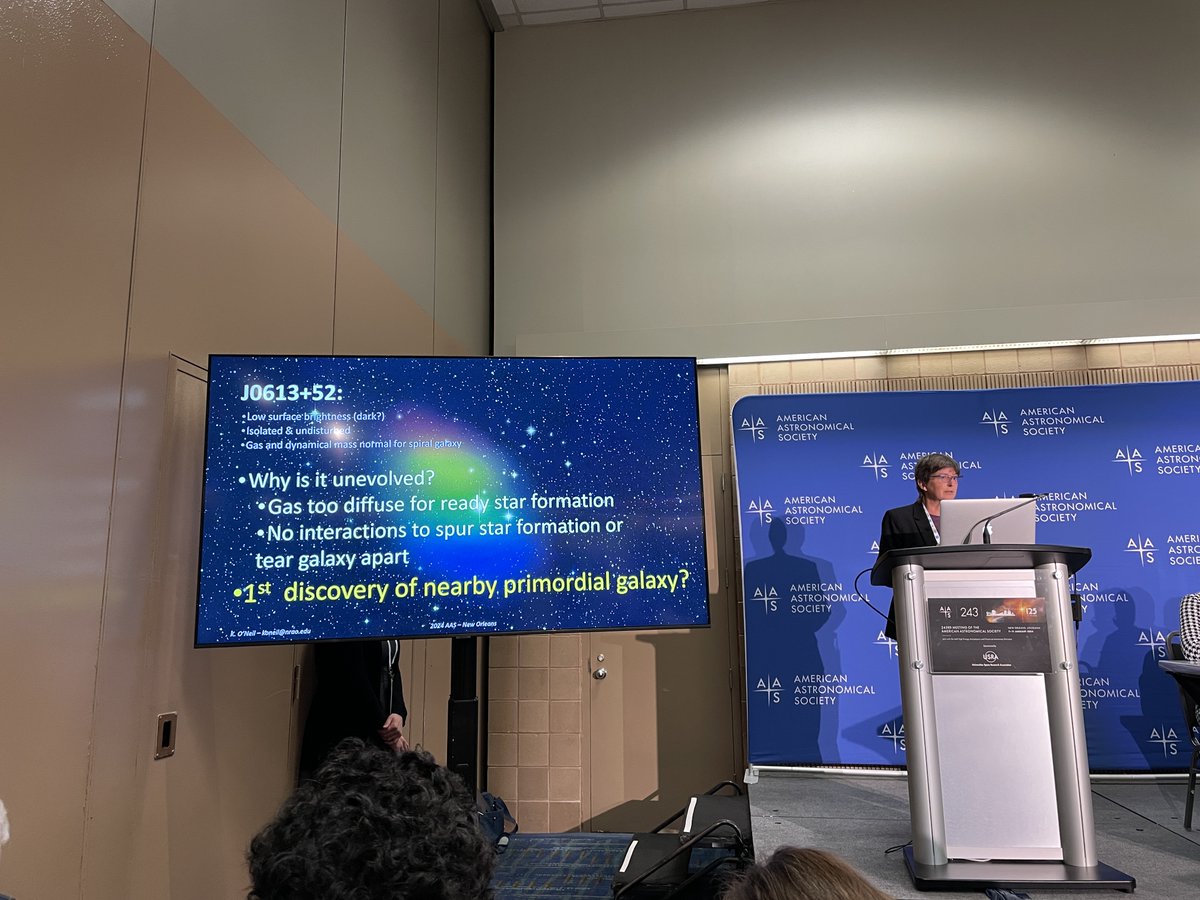 While examining a discrepancy between data, @GreenBankObserv scientist Karen O’Neil discovered that the GBT was accidentally pointed to the wrong coordinates, thus finding this galaxy made only out of gas, with no visible stars.