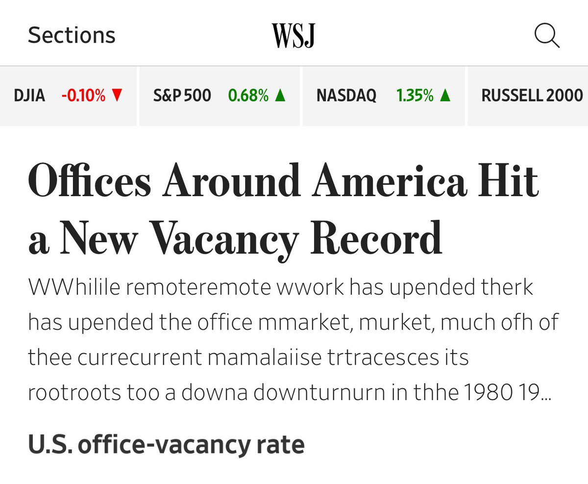 ThatLittleAnt's tweet photo. @WSJ having trouble with AI writer ews https://t.co/PCFiJgbQ37