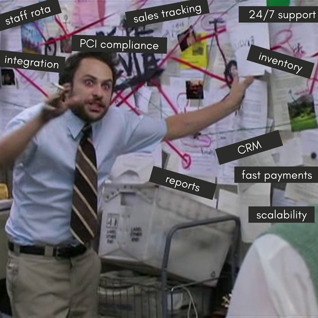 Me trying to explain everything my EPOS system from NPI can do: #wearenpi #pepesilvia #EPOS #payments