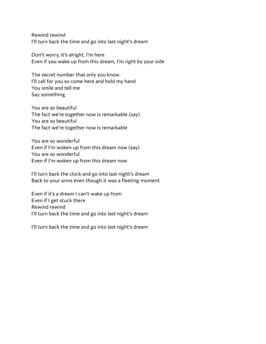 thesuitelife547's tweet photo. #B1A4 - Rewind Translation https://t.co/TzZ7nxYxHL