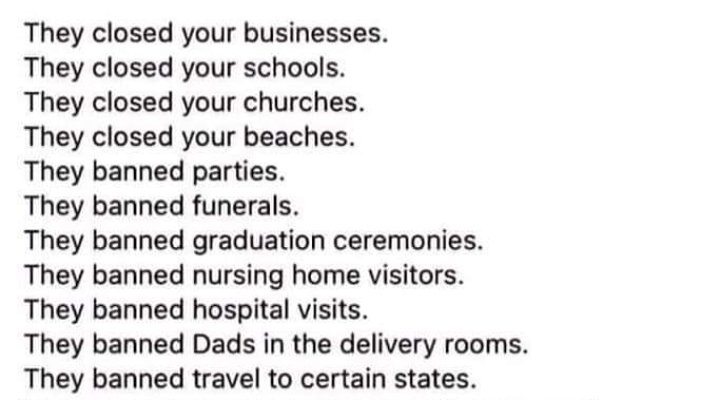 ArmedPatriot45's tweet photo. They did all this by creating #Covid in a LAB & PURPOSELY releasing it to depopulate, destroy a booming American economy & bring down a sitting president & install a puppet regime!
Nothing short of war crimes against humanity & the planet!
#Covidiots
#PLANdemic
#PuppetInChief https://t.co/4YmA6Y7ct5