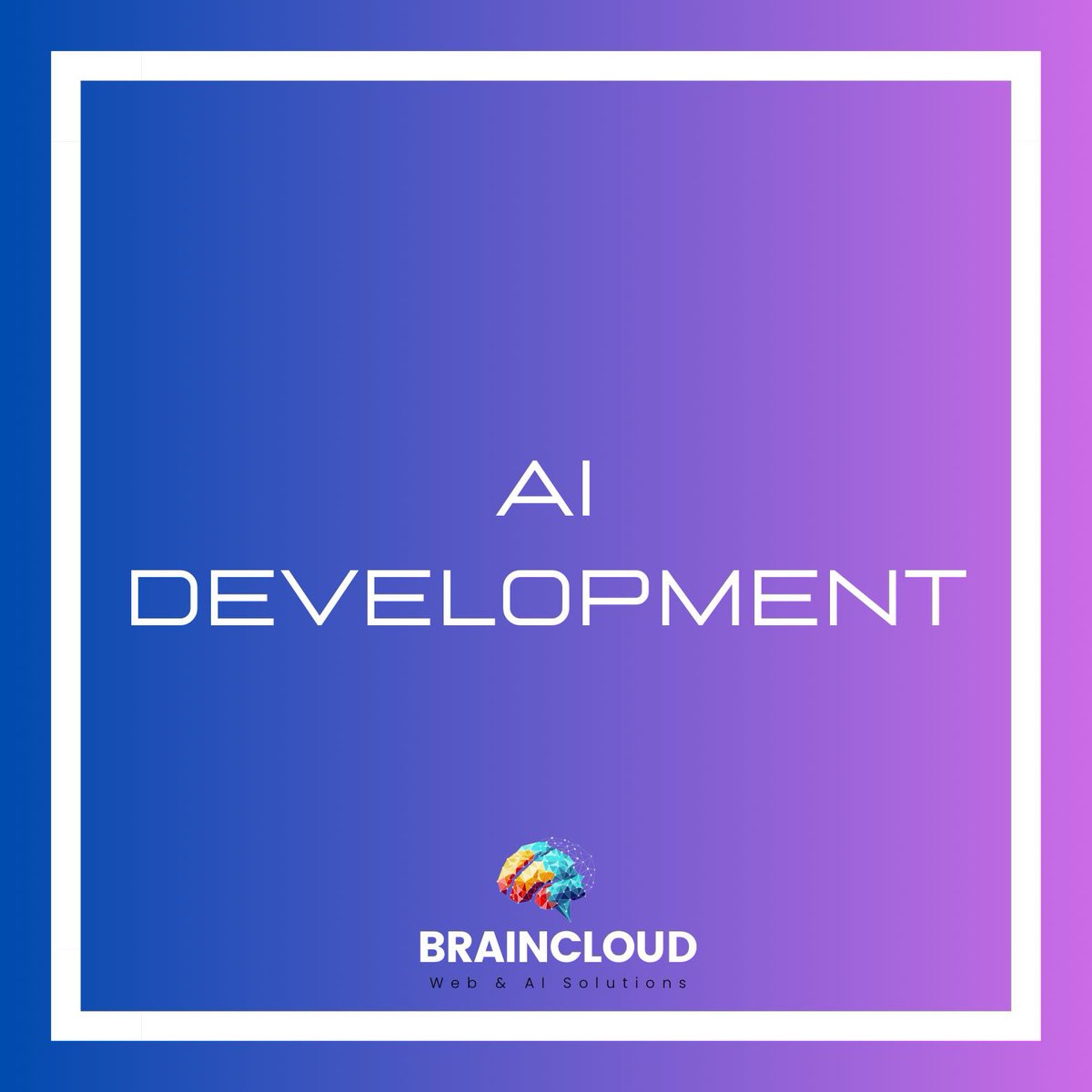 BrainCloudWebAi's tweet image. Embrace the future with our state-of-the-art AI systems. Our AI development solutions empower your business with automation and advanced decision-making capabilities, unlocking unparalleled efficiency and fostering a culture of innovation.

#AISolutions #ArtificialIntelligence