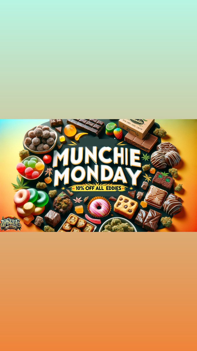 UpstateGardens's tweet photo. Daily Deal: Monday

Munchie Monday!

10% OFF All Edible Products

• Upstate Gardens Capsules
• Mighty Viking RSO Gummies 100mg
• NECTR Rootbeer 100mg
• Littlefield Confections 300mg
• Highbrow Drinks 100mg
• Hightide Honey Sticks 20mg https://t.co/N2YQIZvCKD