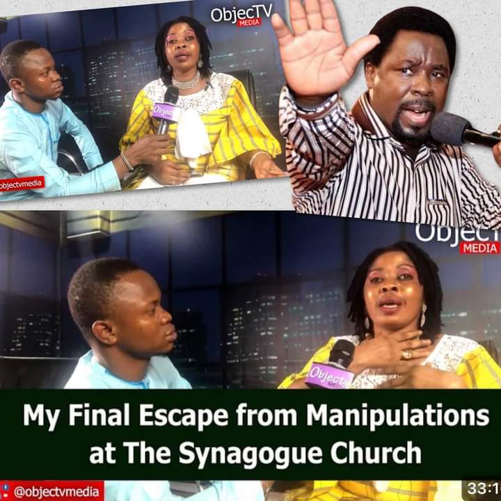 DamilojuJLT's tweet photo. TB JOSHUA 's CASE IS MORE SYSTEMIC THAN RELIGIOUS

In every society, sector or industry there would always be people that would like to use their power to oppress people, we have a government and system in the society so they can protect the citizens from those corporations or individuals, using the law. The problem with a society like Nigeria is that, instead of the law protecting the people, folks that are custodian of the law would rather use it to protect the oppressors against the oppressed.

The ministry of TB Joshua started before the eyes of many of us and it was clear he wanted to use the healing line, a form of humility and good PR to get to the people, just like many religious leader before him. Which was absolutely his right and business. I personally could smell the deception a mile away, but this is Nigeria, people have so many problems, there was serious hardship in the land, people were looking for hope, grace, faith and miracle from somewhere. So all what the government refused to do for them, they sort it from Pastors. And politicians like that, anything that would turn the attention of the people away from the government is powerfully welcome.

The rumors of injustice coming from the church did not take long before it hit the street, together with stories of people dying after going their for healing. The healing scenes were horrific, scary and demonic, just like a movie scene. With rolling on the ground, sometimes slaps, punches and all sorts of drama. Some special Newspapers were talking about it, but no governments officials cared to listen or investigate, the words on the street were also just rumors because no one had the courage to take this cases to the police. 

It did not take long before TB Joshua increased the PR on the giving ministry and it was enough to drive down all the negative rumors about him, those that knew the truth found it difficult to talk negative about him, because how would you really explain it, the man looked harmless and he was giving people. They also lighten up the church and made the service more modern. Police protected him and his church, politicians were his friends and he was well connected, so nothing was going to happen to the secrets that could stain him.

The first and the most courageous live interview that exposed TB Joshua that l first saw was that of Bisola Johnson and Prophet Agomoh Paul. They explained everything in details and spoke about some of their involvement in the deception, Bisola even spoke about how she was raped. Agomoh Paul even said a petition was written to the police but nothing was done. TB Joshua response was to call them betrayers and circulate their videos when he was using them to act drama, this did not end there, Bisola was attacked and almost killed, she had to move from Abuja to Ghana to Cotonou, in various disguise. Paul also was shot at by Unknown gun men.

In all this drama, the Nigeria police never called TB Joshua for questioning or investigate this case to get to the root of the matter and provide justice. All the politicians at that time looked away and did the touch not my anointed approach and do my prophet no harm , no matter what he did.

This is a case of people getting punched for serving a man, getting slapped, beaten and other forms of assault, in the name of discipleship. This is a case of forceful adoption, rape, teenage molestation of numerous young ladies, passport seizure, no access to phone, putting people in detention and more and yet the police refused to investigate. Why? Your guess is as good as mine, a man of influence, money and power should be left alone, especially since he is a pastor, we should not disgrace him. Let us even assume Bisola and Paul were lying would it not have been good for the police to investigate to  get to the root of the matter so they can clear the name of the Prophet and charge the false accusers to court. What Bisola and Paul faced was enough for others not to come out and for them to stop fighting but this two did not stop , l wonder where they got the strength to keep pushing. 

TB Joshua is not the first religious leader to protected by the system, and he would not be the last. Late last year a Pastor was caught smashing a Danfo and injuring citizens in the process, with maximum threat on the driver. Nothing was done to him, he was not arrested or called in for questioning, in fact he preached at he service the next Sunday and never apologized. Instead he was lifting holy hands, the same one he used to smash the Danfo windows. Another Pastor in this same Lagos bribed the police with some amount to threaten a former church worker.  We live in a society were the police work more for the highest bidder, who are the rich and mighty, so, that no police division could look into the case of TB Joshua over the years is not a surprise to anyone.

Bisola had an interview at ObjecTV media in 2019, she has been speaking out since 2008, over a decade of consistent fight against what is wrong and evil , let us assume she was paid for whatever purpose you can cook up, l believe the money should have finished by now, other people came out over the years including one of TB Joshua 's choir , but none were as loud as the courageous Bisola, who through tears and pain, kept on speaking up.

This week the @BBC released a well detailed three episodes of the atrocities committed by this man, with more  witnesses who are bold enough to reveal their names and their faces because they had time to heal, the sad part is that many are again trying to water down the investigation because of their biased attitude of protecting religious figure and their confusion of equating PR generosity to real genuine human kindness. What a real genuine thinking citizen who is still not sure of what they call allegations would do, is to ask the government to call in an investigation on the case, since many of the victims and witnesses are still alive so we can at least get justice for the dead or the living, but no, they did not do that, they resulted in pity party for the dead and claiming BBC is distracting Nigerians, Distracting you from what exactly ?  Our hypocrisy is our downfall in this country, we select the evil to fight and we give our politicians, religious men and influential people enough room to do evil and get away with it. We are a country with so much religious confusion  which we call spirituality. We are a country with so much religious centers, even built by politicians who steals state and national resources, yet no righteousness. 

If you think such an investigation of over 30 witnesses should be thrown under the carpet because of your religious confusion of covering the evils of religious leaders because your eyes cant see behold your nose of PR generosity and staged miracles, then you are mistaken, because some of us who are no respecters of persons but character would  continue to talk about it and when we get to power no matter how long it takes, we would open a full blown investigation on this issue and others and make sure everyone involved get justice, including the dead.

For those of you that have real personal experiences and are still afraid to come out, because of the attitude some Nigerians give to issues like this,  l would encourage you to do so, you can even take up the case we would join you in demanding for justice. Evil is evil, wickedness is wickedness, regardless of where it is done, Church, Mosque or shrine.  For popular people and people in authority that knew about this case  for years and kept quiet about it, know that you are a disgrace to the society and a total waste of popularity. it is not too late to help us by coming out to tell your story, even TB Joshua would wish he did before he died.

Appreciation to @objectvmedia @SaharaReporters , Kola Olawuyi and every other media outlets that has brought this story to the public over the years. Do Nigerians deserve you?