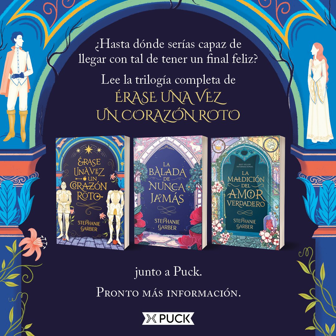 ¿Queréis encontrar un final feliz junto a Puck, lectores? 🏹🦊.
Estad atentos a nuestras redes, que pronto comenzaremos una lectura conjunta de la trilogía completa de #ÉraseUnaVezUnCorazónRoto. Además estará acompañada de sorteos y debates exclusivos🔥.