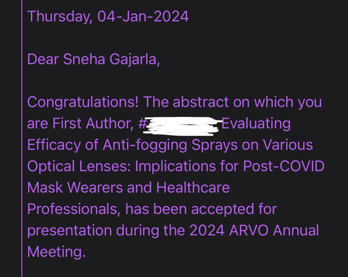 Sneha Gajarla, BS tweet media