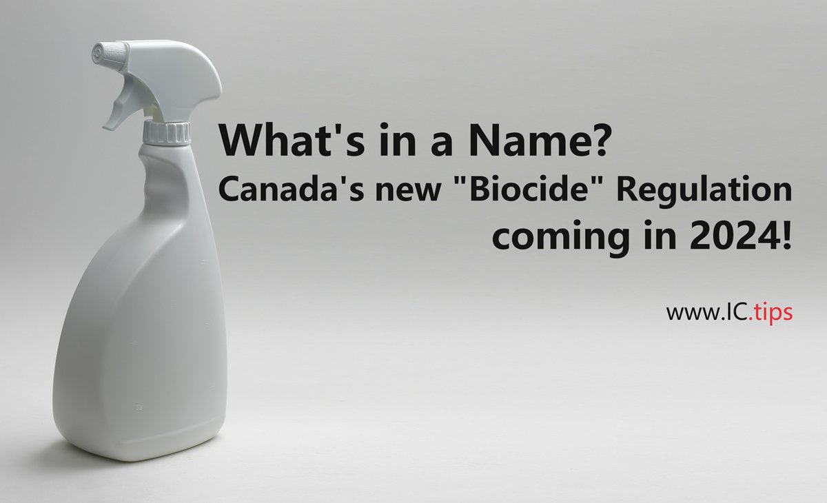What’s in a Name? Canada’s new “Biocide” Regulation coming in 2024! 

Health Canada aims to create one comprehensive framework for biocides, applying a more risk-based approach and approval based on foreign decisions.

READ MORE: infectioncontrol.tips/2024/01/08/wha…