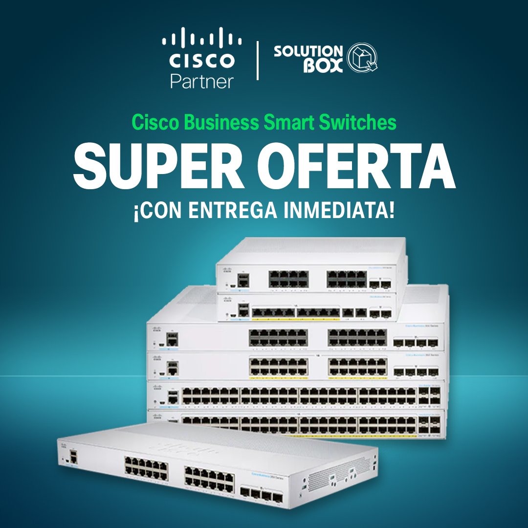 SolutionBoxUr's tweet photo. en Solution Box Uruguay encontras las mejores ofertas en #CISCO
Consulta con tu ejecutivo de cuentas https://t.co/kARplYlRlK