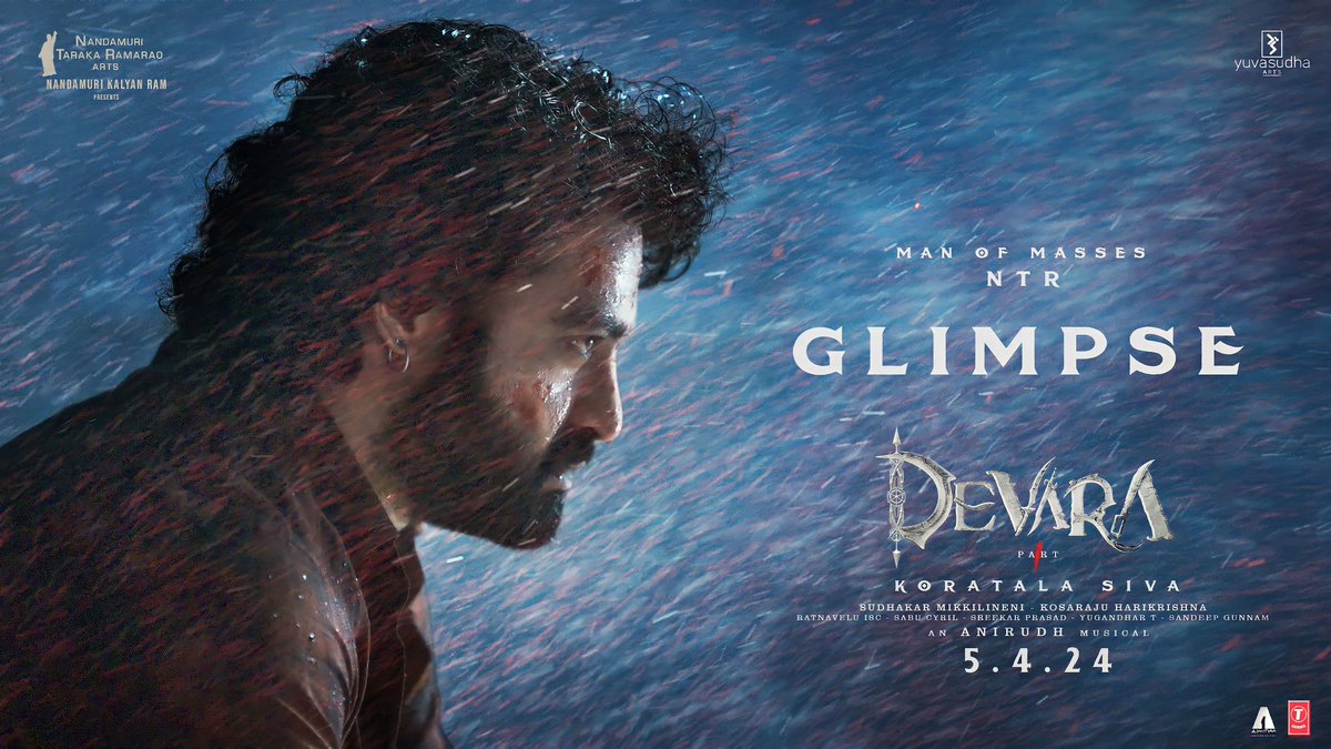 VishwakSenActor's tweet photo. Angaaaar 🔥🔥 Mass Amma Mogudu @tarak9999 Anna  💥💥 #Devara
#DevaraGlimpse 

https://t.co/N1fzcX6oRJ https://t.co/pvmTPWjrjr