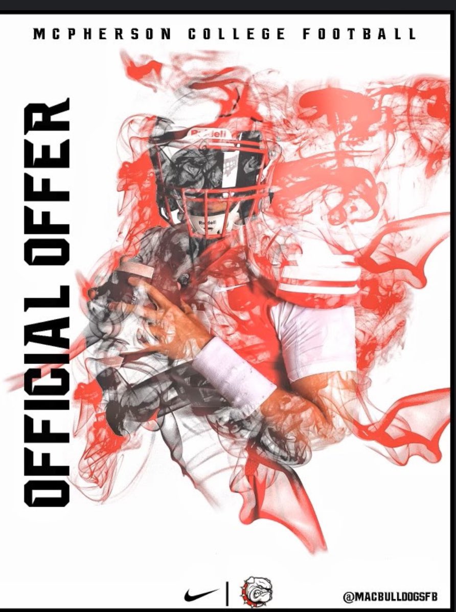 James Brooks (@jamesbrooks561) on Twitter photo Truly blessed and thankful to <a href="/CoachJFisc/">Coach Fiscus</a> and <a href="/coach_cotton_19/">Anthony Cotton</a> for giving me my first official offer to continue my education and football career at McPherson College #AGTG #BulldogPride #GoBulldogs <a href="/MACBulldogsFB/">McPherson Football</a> <a href="/EraPrep/">New Era Prep</a> <a href="/FutureDraftStyl/">FutureDraftStyle</a> <a href="/emilee_smarr/">Emilee Smarr</a> <a href="/JerryRecruiting/">Rising Stars</a> Truly blessed and thankful to <a href="/CoachJFisc/">Coach Fiscus</a> and <a href="/coach_cotton_19/">Anthony Cotton</a> for giving me my first official offer to continue my education and football career at McPherson College #AGTG #BulldogPride #GoBulldogs <a href="/MACBulldogsFB/">McPherson Football</a> <a href="/EraPrep/">New Era Prep</a> <a href="/FutureDraftStyl/">FutureDraftStyle</a> <a href="/emilee_smarr/">Emilee Smarr</a> <a href="/JerryRecruiting/">Rising Stars</a>