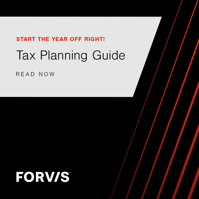 The #TaxDeadline will be here before we know it. Make sure you’ve taken advantage of all the tax opportunities available to you or your organization. Learn relevant topics for the new year in <a href="/FORVIS/">FORVIS</a>’ tax planning guide: bit.ly/48HmeO4