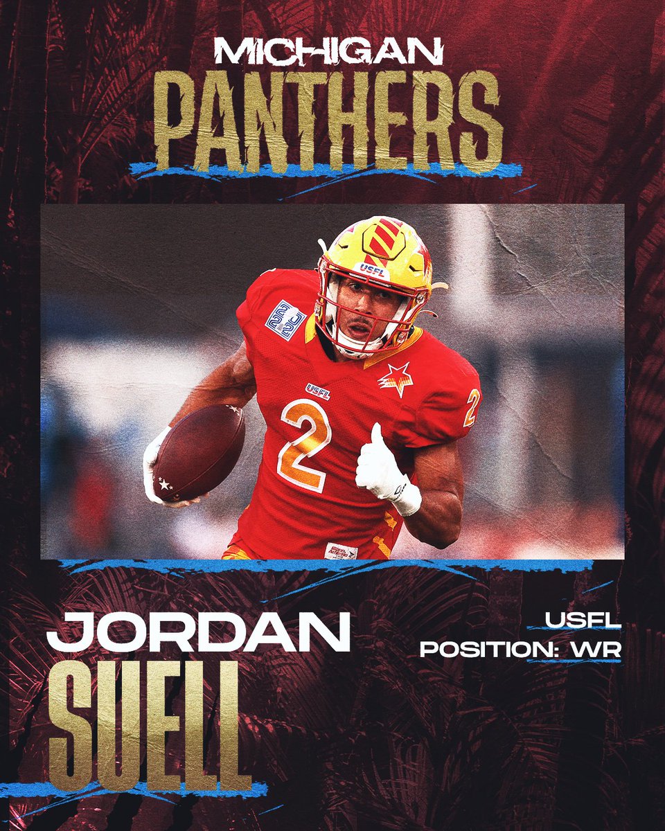We already know this guy's ready to hunt 🐾 

We've drafted WR <a href="/Jordan_Suell/">Jordan</a> 🤝 #UFLDraft