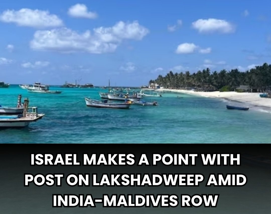 shuttlerAS's tweet photo. The Israel Embassy on Monday joined the #ExploreIndianIslands trend on social media, sharing a few pictures of the Lakshadweep, showing the island's "enchanting allure". 
#LakshadweepTourism #Israel #IndiaMaldivesRow https://t.co/16qrBTRx0o