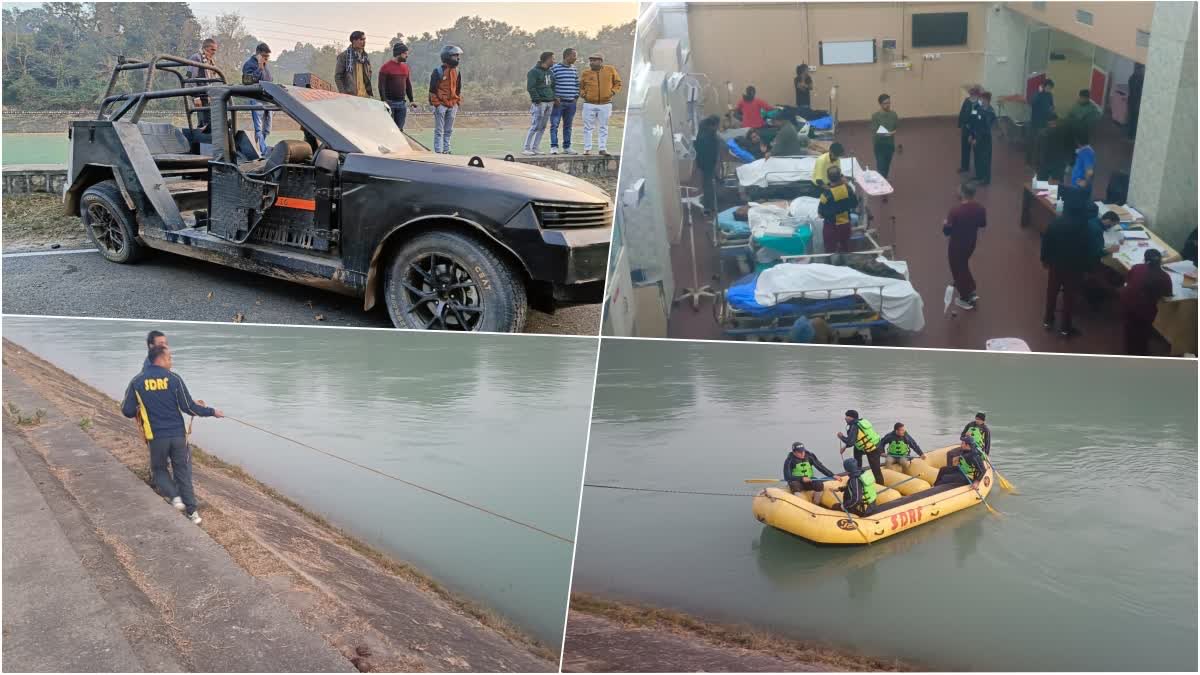 In a very sad and tragic incident, four forest personnel of #RajajiTigerReserve including two Range Officer and a mahavat died when one of the tyres burst on Chilla Canal Road during a trial run of an All Terrain Vehicle.
A Senior Lady Officer (Asst Conservator of Forests) was