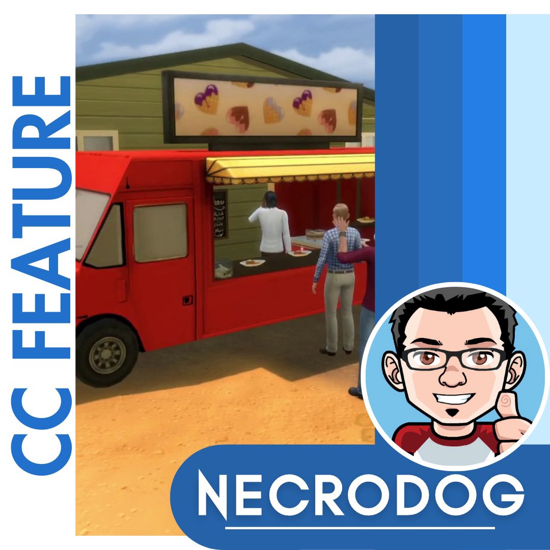 simmersdigest's tweet image. Monday is here and so is our latest CC Creator feature. 

Bite into these delicious custom crafted Food Trucks from @necrodogmtsand1 

👉simmersdigest.com/news/cc-creato…

#thesims #TheSims4 #SimmersDigest #TheSims4cc