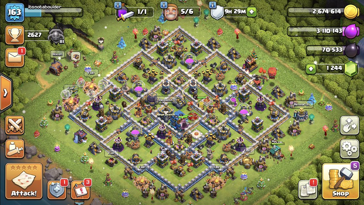 J4RDIN's tweet photo. @natharasho how my coc looking https://t.co/199fpQ4pK3