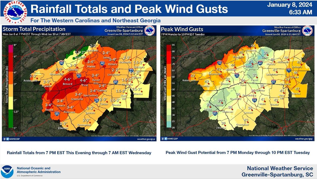 franklinfirenc's tweet photo. Here is the latest warning for the pending storm. Stay tuned for updates... https://t.co/M9NI06yuH3