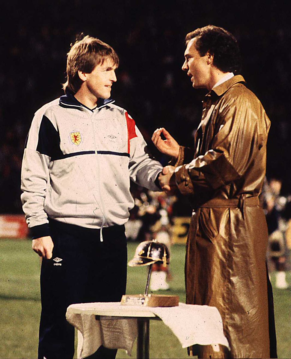 It fills me with deep sadness to hear about the passing of Franz Beckenbauer, a true icon of the game. It was a privilege to share one of my proudest moments with him when he presented my 100th cap for Scotland. My thoughts are with him and his family at this time. RIP Der Kaiser
