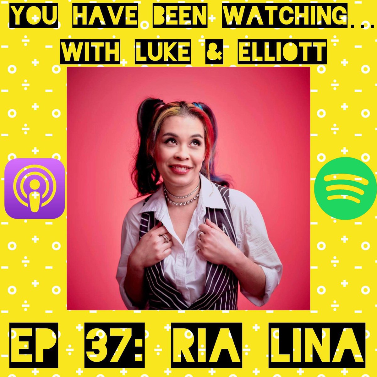LukeandElliott's tweet photo. NEW POD EP OUT NOW! 🎧🚨 ➡️ LISTEN: https://t.co/Hh4i2waJWD With Comedian @rialina_ 🔥🎤 Today’s AOB includes the history of horseradish sauce &amp; crushing on Mr Darcy 😂 Listen &amp; Subscribe to ‘You Have Been Watching…with Luke &amp; Elliott’ on ALL Podcast Platforms NOW ✅ 
#podcasts https://t.co/2DY40eAwSz