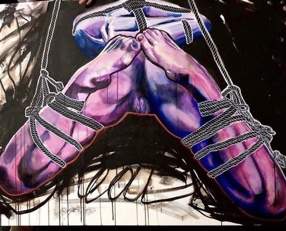 Collared
blindfolded
constrained
chained
body bound
mind free
no thoughts
just feel
total surrender
to His control
kiss of ownership
anticipating
salivating
sanctified
untamed
body pleasured
their mutual delight
loved
cared
safe
release
satisfied
soaring free 

(kiss of