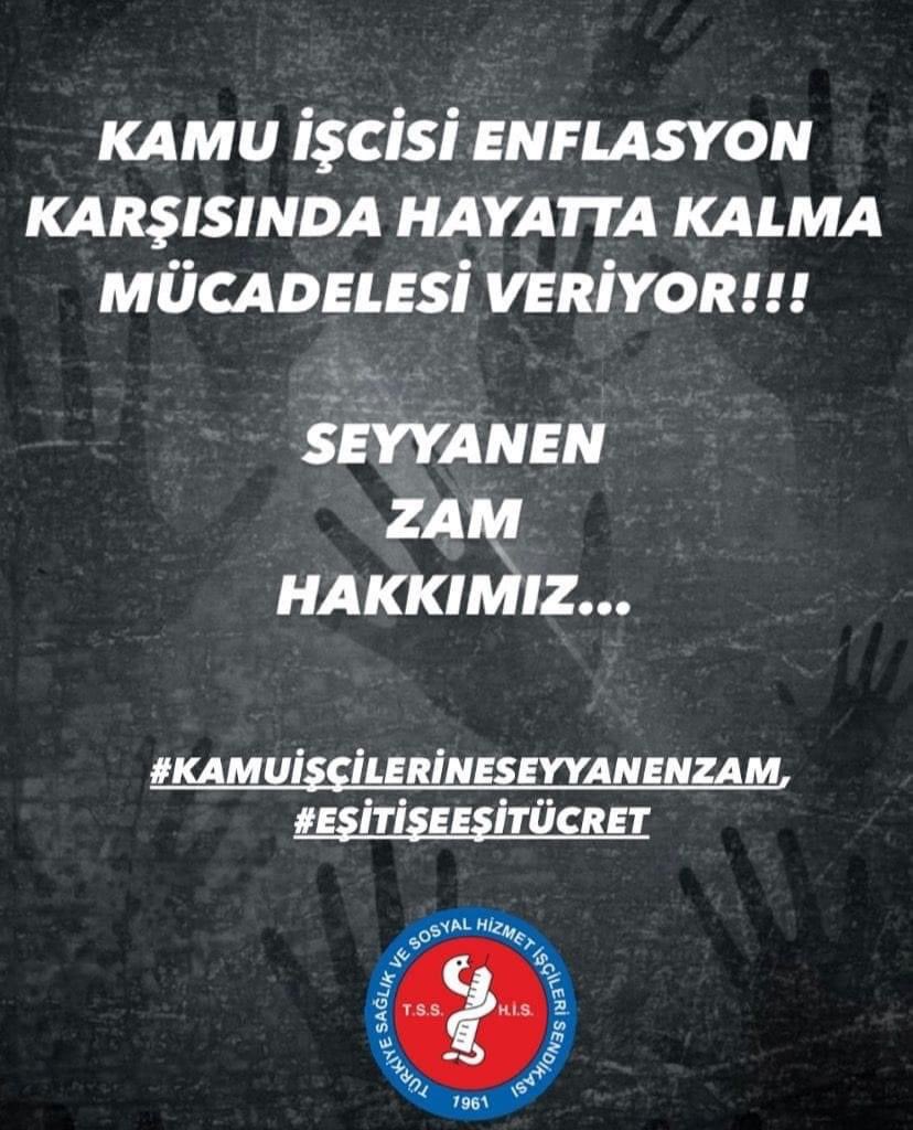 TÜM SÖZLEŞMELERİ OCAK AYINA ÇEKEREK HAYATTA KALMA MÜCADELEMİZE DESTEK OLMAK ZORUNDASINIZ ! 
<a href="/RTErdogan/">Recep Tayyip Erdoğan</a>
<a href="/isikhanvedat/">Prof. Dr. Vedat Işıkhan</a> 
<a href="/vedatbilgn/">Vedat Bilgin</a> 
<a href="/memetsimsek/">Mehmet Simsek</a> 
<a href="/csgbakanligi/">T.C. Çalışma ve Sosyal Güvenlik Bakanlığı</a> 
<a href="/MetinKiratli01/">Metin Kıratlı</a> 
<a href="/TBMMresmi/">TBMM</a> 
<a href="/dbdevletbahceli/">Devlet Bahçeli</a> 
<a href="/MKalayci42/">Mustafa Kalaycı</a> 
 #isciHaklarinaSesVer
#kamuiscilerizamistiyor