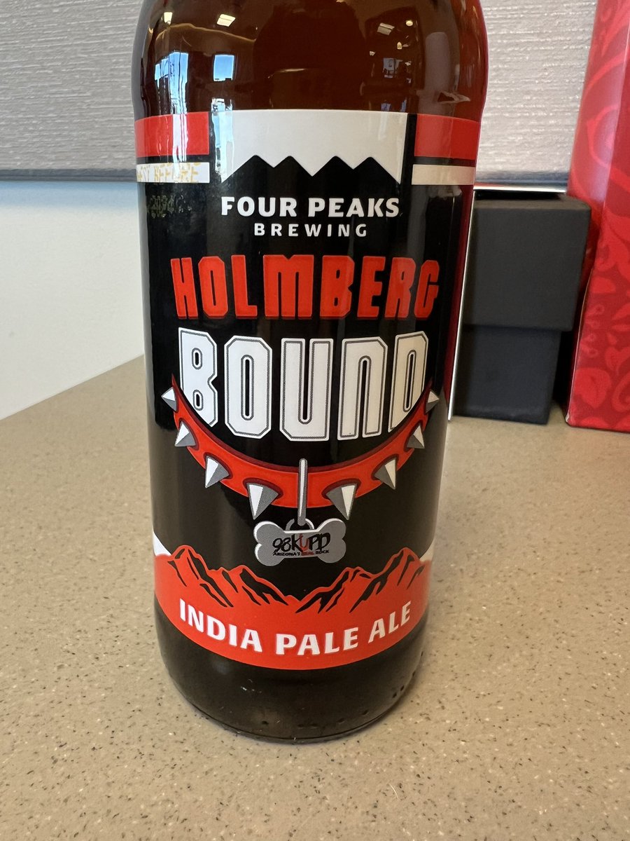 DickToledo's tweet photo. Look who’s back w/a new look! The 2024 edition of #holmbergbound from our friends @fourpeaksbrew Order yours NOW at https://t.co/3oLIpjkX3a and join us on Jan 24th at 6pm for a “pickup party” at FP Tempe to get your order AND pint glasses (while they last) https://t.co/9TOIzHELAq