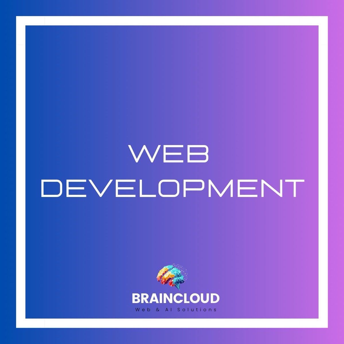 BrainCloudWebAi's tweet image. Forge a robust online presence and craft captivating user experiences with our comprehensive web development services. We specialise in designing and developing websites and web applications that resonate with your audience, ultimately driving impactful results. #webdevelopment
