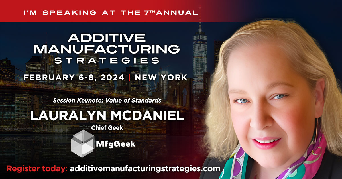 Excited to discuss the value of standards for your #additivemanufacturing #3dprinting strategies: bit.ly/AMStrategies24

Join us for a full session with: <a href="/AmericaMakes/">America Makes</a>, <a href="/conocophillips/">ConocoPhillips</a>, <a href="/NIST/">National Institute of Standards and Technology</a>, <a href="/ASTMAMCOE/">Additive Manufacturing Center of Excellence</a>, <a href="/prattandwhitney/">Pratt & Whitney</a>, <a href="/restor3d/">restor3d</a>, <a href="/ansidotorg/">ANSI</a>
#AMS2024