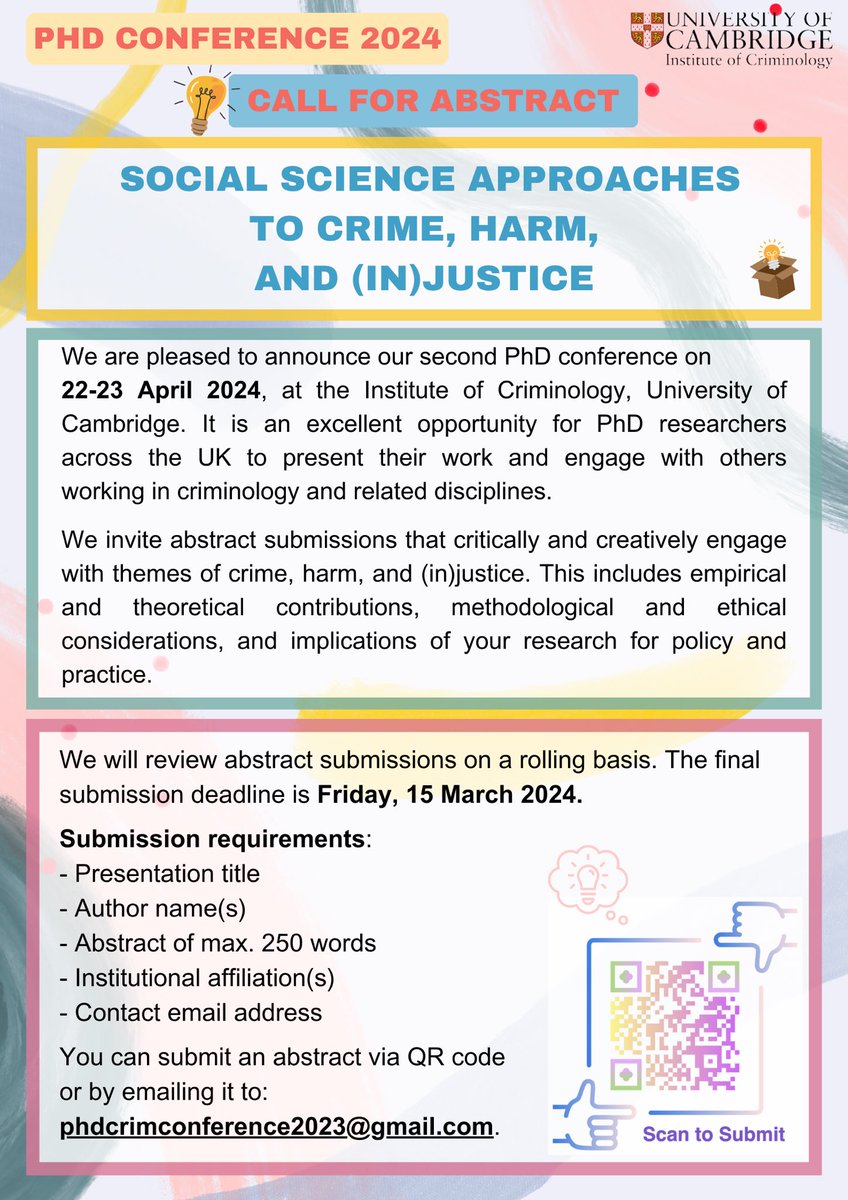 PhD Crim Conference 2024 tweet media