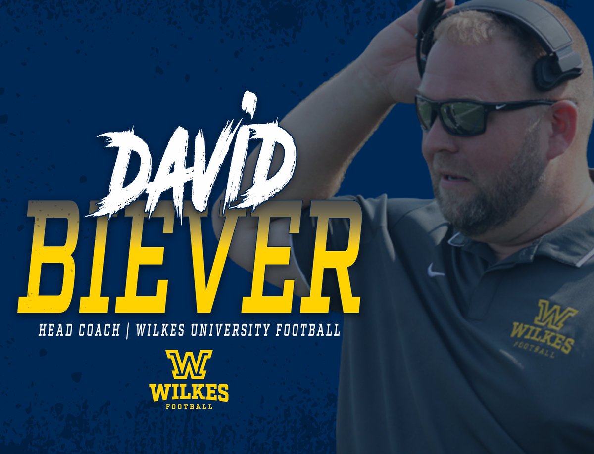WilkesFootball's tweet photo. .@CoachBiever has been named the New Head Coach of Wilkes University Football

#TheWilkesWay https://t.co/icS5wIlNeO