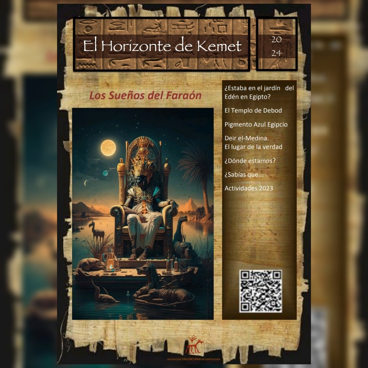 fatimaagrap's tweet photo. ¡Ya podéis ver el artículo que he publicado en la revista digital "El horizonte de Kemet" de la Asociación valenciana de Egiptología.
Además, en el apartado dedicado a las actividades realizadas en 2023 veréis una recopilación de la visita al templo de Debod en mayo 💛
#avde https://t.co/9tqcpvu4eQ
