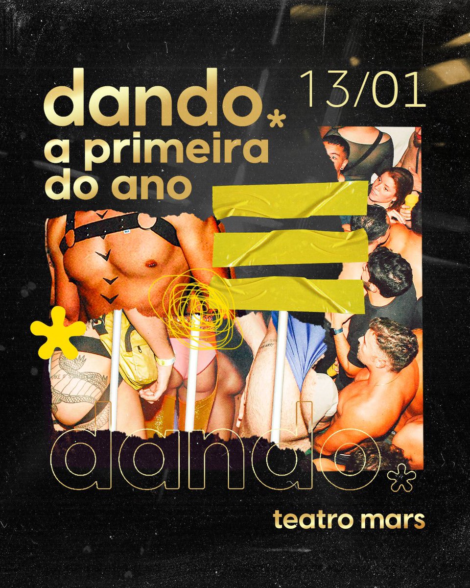 Bora dar a primeira do ano?🔥🎉
Dia 13 tem a primeira @FestaDando do ano e vc e sua galera claro tem aquele desconto especial 😏

Bora?
shotgun.live/events/13-01-d…