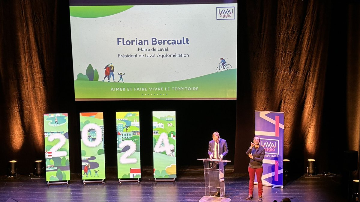 Présent aux vœux de <a href="/FlorianBercault/">Florian Bercault</a> pour rappeler les beaux projets de <a href="/LeMansUniv/">Le Mans Université</a> en Mayenne. Heureux de voir le dynamisme du territoire de Laval Agglomération et fier que nous puissions y apporter notre contribution