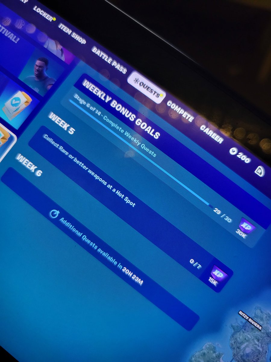 lostinjcpcn's tweet photo. @FortniteStatus @FortniteGame @fortnite this task wont complete on the switch i've done it several times https://t.co/VeucqFMaII