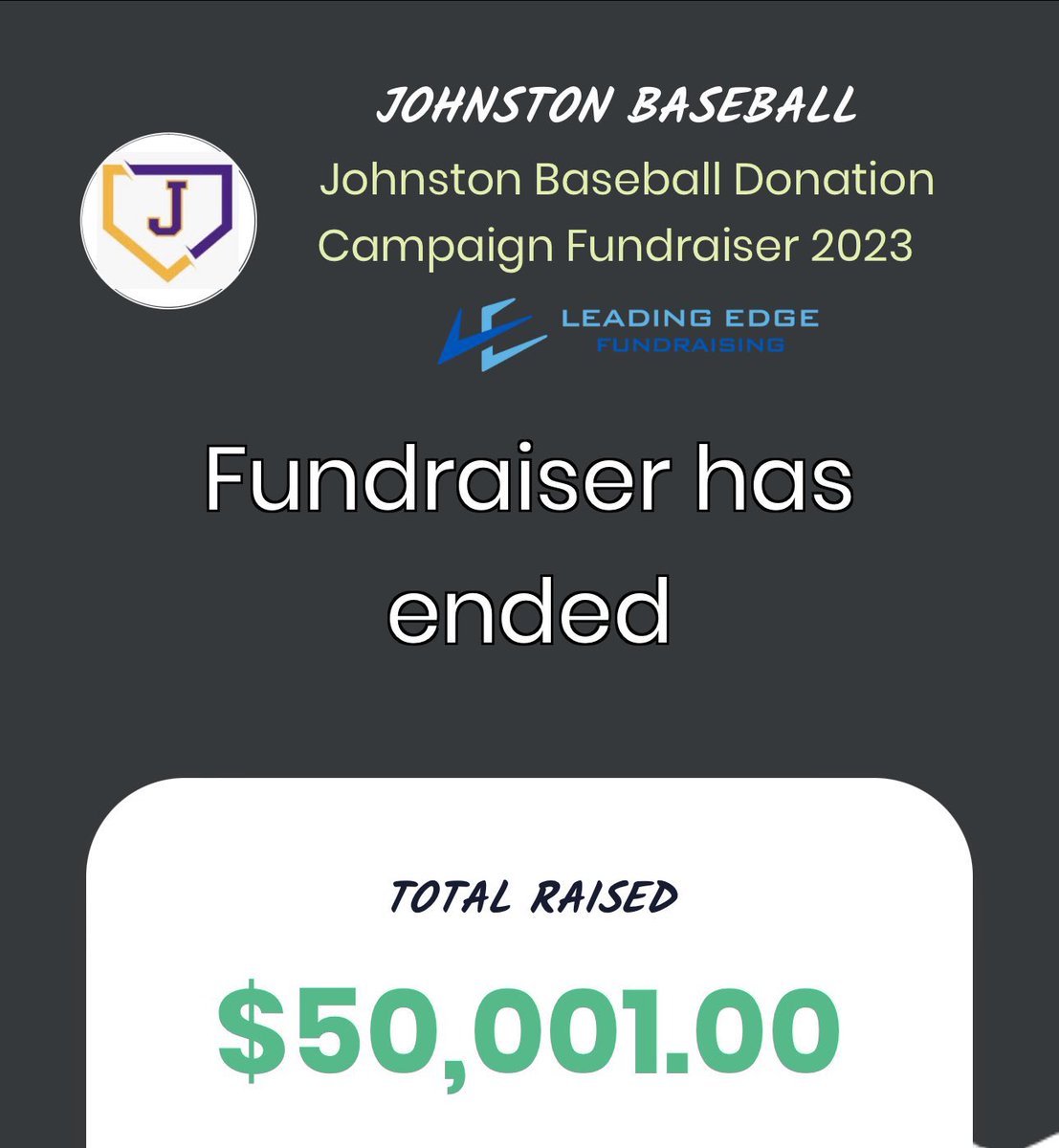 LeadEdgeNorth's tweet image. Baseball Coaches! Come see us this weekend at the @MSHSBCA Clinic and learn how you can get some of that Johnston Baseball 💵💵💵!!