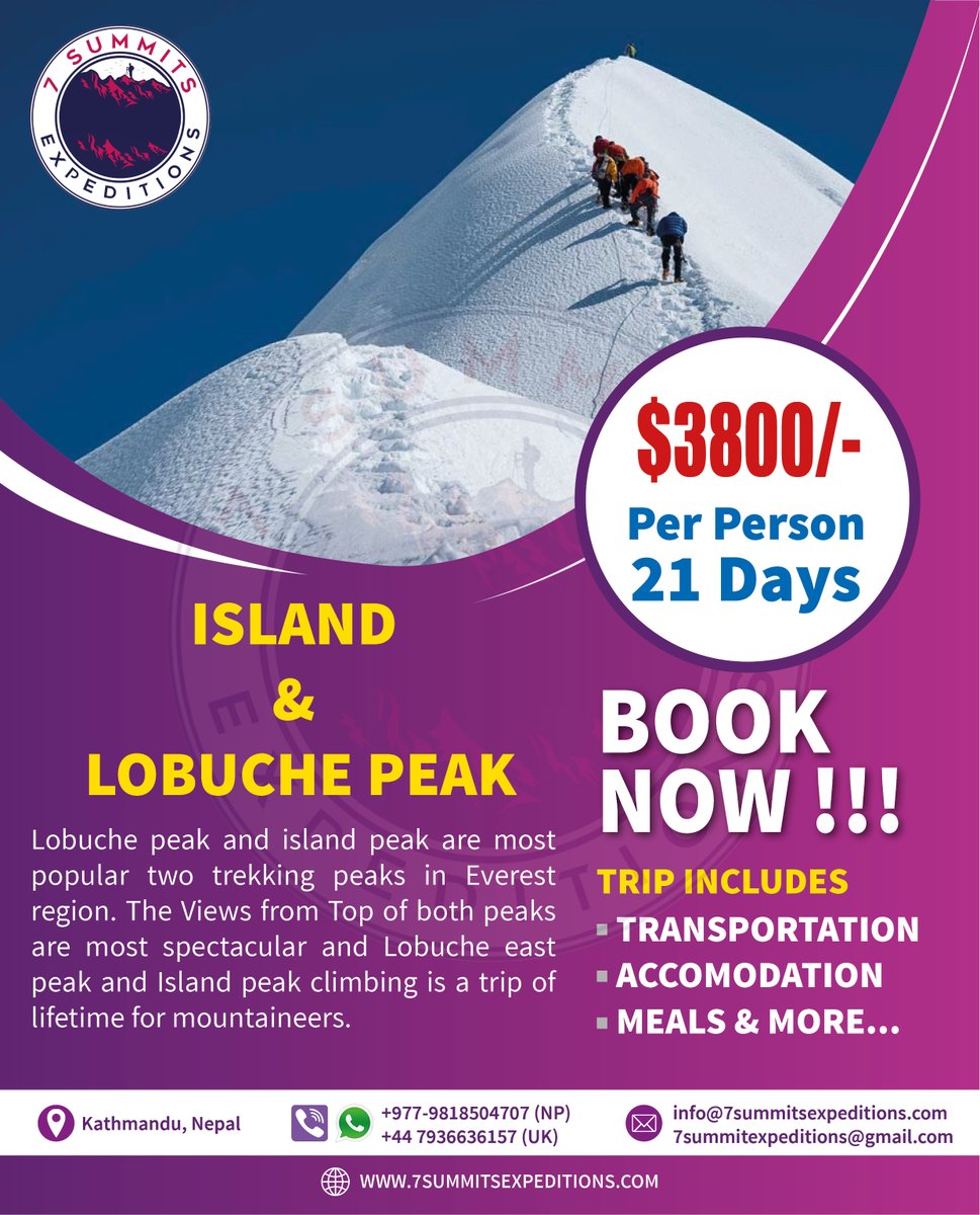 #islandpeak and #loubuche peak climbing #7summitsexpeditions