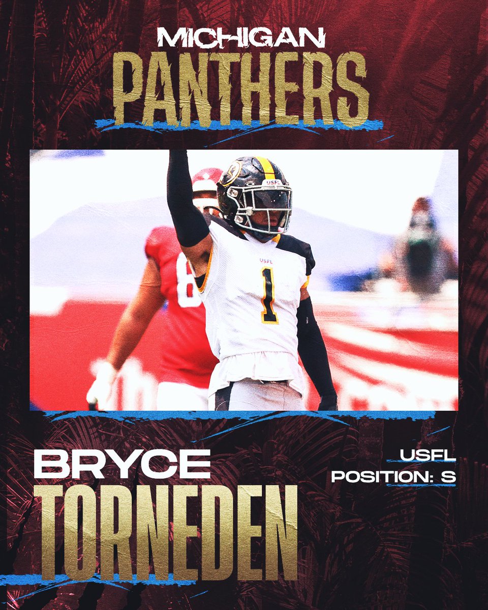 _PanthersUFL's tweet photo. Panthers fans, you're gonna like this one 👏

Welcome to the team, @BryceTorneden 🤝 #UFLDraft https://t.co/mGvAEspSB4
